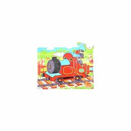 Bigjigs Toys Dřevěné puzzle vlak 9 dílků