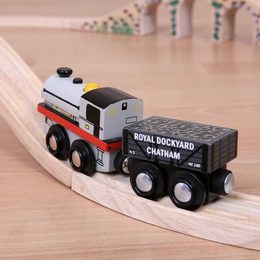Bigjigs Rail Dřevěná replika lokomotivy Peckett + 2 koleje