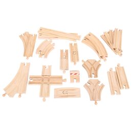 Bigjigs Rail Dřevěné koleje set 25 dílů