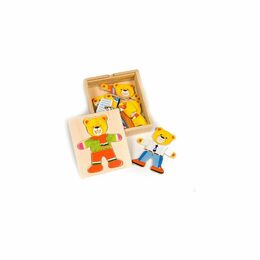 Bigjigs Toys Oblékací puzzle Pan medvěd