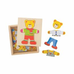 Bigjigs Toys Oblékací puzzle Pan medvěd