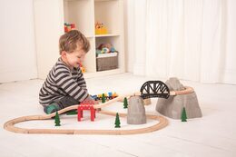 Bigjigs Rail Set vysokohorská dráha