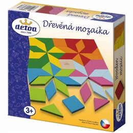 Bigjigs Toys Dřevěná mozaika barevná