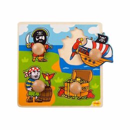 Bigjigs Toys Vkládací puzzle piráti