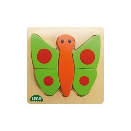 Lena Dřevěné puzzle motýl