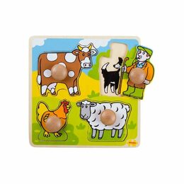 Bigjigs Toys Vkládací puzzle Farmářský statek