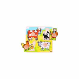 Bigjigs Toys Vkládací puzzle Farmářský statek