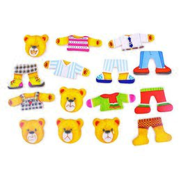 Bigjigs Toys Oblékací puzzle Medvědí rodinka