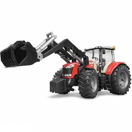 Bruder Traktor MASSEY FERGUSON 7624 s čelním nakladačem