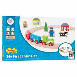 Bigjigs Rail Moje první vláčkodráha 19 dílů - poškozený obal