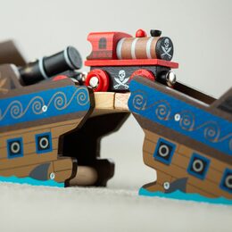 Bigjigs Rail Hasičský vlak + 3 koleje