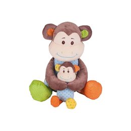 Bigjigs Baby Textilní postavička opička Cheeky