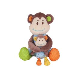 Bigjigs Baby Textilní postavička opička Cheeky