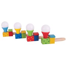 Bigjigs Toys Foukání lokomotiva s balónkem 1 ks