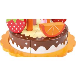 small foot Dřevěný narozeninový ovocný dort