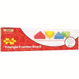 Bigjigs Toys Vkládací puzzle zlomky trojúhelníky