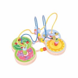 Bigjigs Baby Dřevěný motorický labyrint louka