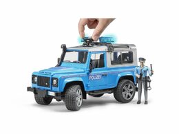 Bruder Auto Land Rover policie s figurkou