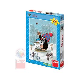 Dino Puzzle Krtek a sněhulák 24 dílků