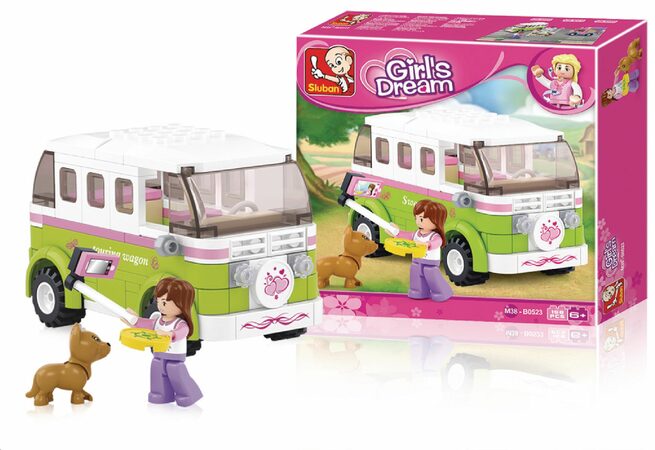 Sluban Girls Dream Town M38-B0523 Obytné auto