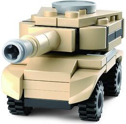 Sluban Builder M38-B05396D 4 Army 1ks Kolový tank