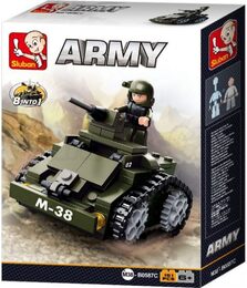 Sluban Army 8into1 M38-B0587C Obrněný vůz