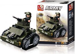 Sluban Army 8into1 M38-B0587C Obrněný vůz