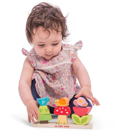 Le Toy Van Petilou Nasazovací kostky Veselá zahrádka