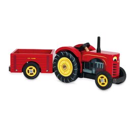 Le Toy Van Traktor červený