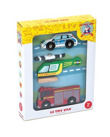 Le Toy Van Set autíček Záchranáři