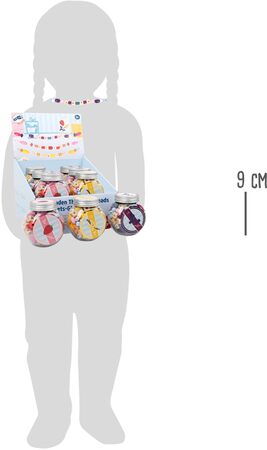 Small Foot Dřevěné korálky s písmenky 1 ks