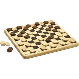 Jeujura Dřevěné šachy a dáma
