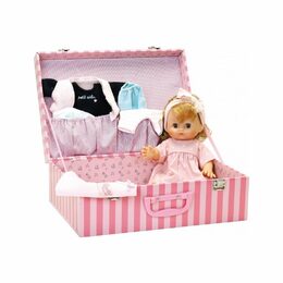 Petitcollin Panenka 28 cm v kufříku Câlinette Mathilda