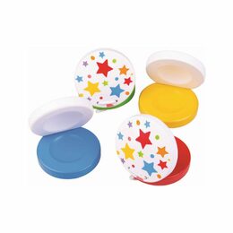 Bigjigs Toys Kastaněty hvězdičky 1 ks, červená