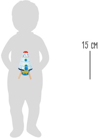 Small Foot Dřevěná raketa Space