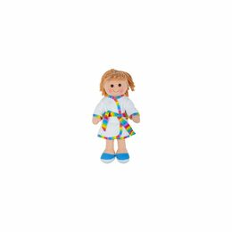 Bigjigs Toys Látková panenka Michelle 34 cm