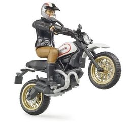 Bruder 63051 BWORLD Motocykl Scrambler Ducati Cafe Racer s jezdcem