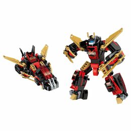 Qman Guardian of Star's Core 3105-4 Robot ''Ninja'' 2v1