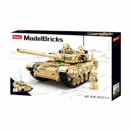 Sluban Model Bricks M38-B0790 Hlavní Bitevní tank Typ 99A