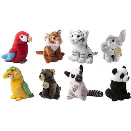 Rappa Plyšový papoušek žlutý 15 cm ECO-FRIENDLY - E