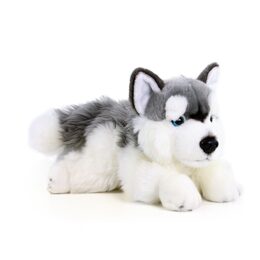 Rappa Plyšový pes husky ležící 30 cm