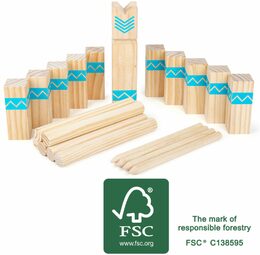 Small Foot Vikingské kostky Kubb - poškozený obal