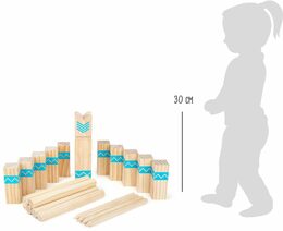 Small Foot Vikingské kostky Kubb - poškozený obal