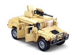 Sluban Army Model Bricks M38-B0837 Hummer bojový off road