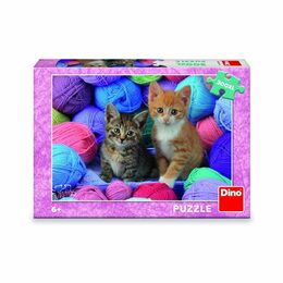 Dino Puzzle Koťátka ve vlně 300 XL dílků