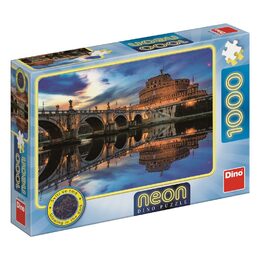 Dino Puzzle neonové Andělský hrad 1000 dílků