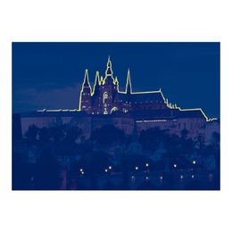 Dino Puzzle neonové Večerní Praha 1000 dílků