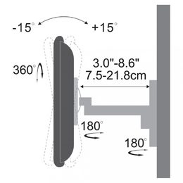 SHO 1161 VÝSUV.DRŽÁK LCD 13-32'' STELL (35040340)