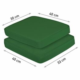 FDZN 9026 Sada polštářů zelená FIELDMANN