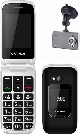 Mobilní telefon senior CPA HALO 15 černý (HALO15BK)